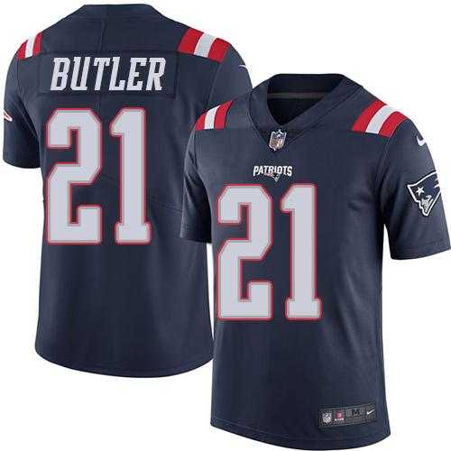Nike Men & Women & Youth Patriots 21 Malcolm Butler Navy Blue Color Rush Limited Jersey,We sell and wholesale Nike Men & Women & Youth Patriots 21 Malcolm Butler Navy Blue Color Rush Limited Jersey on line form chian!